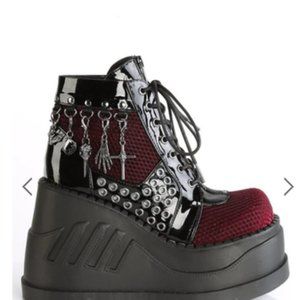 STOMP-18 BURGUNDY VELVE